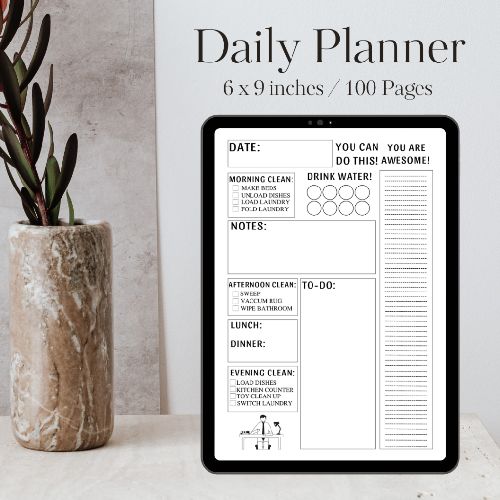 Daily Planner / Editable Canva Template