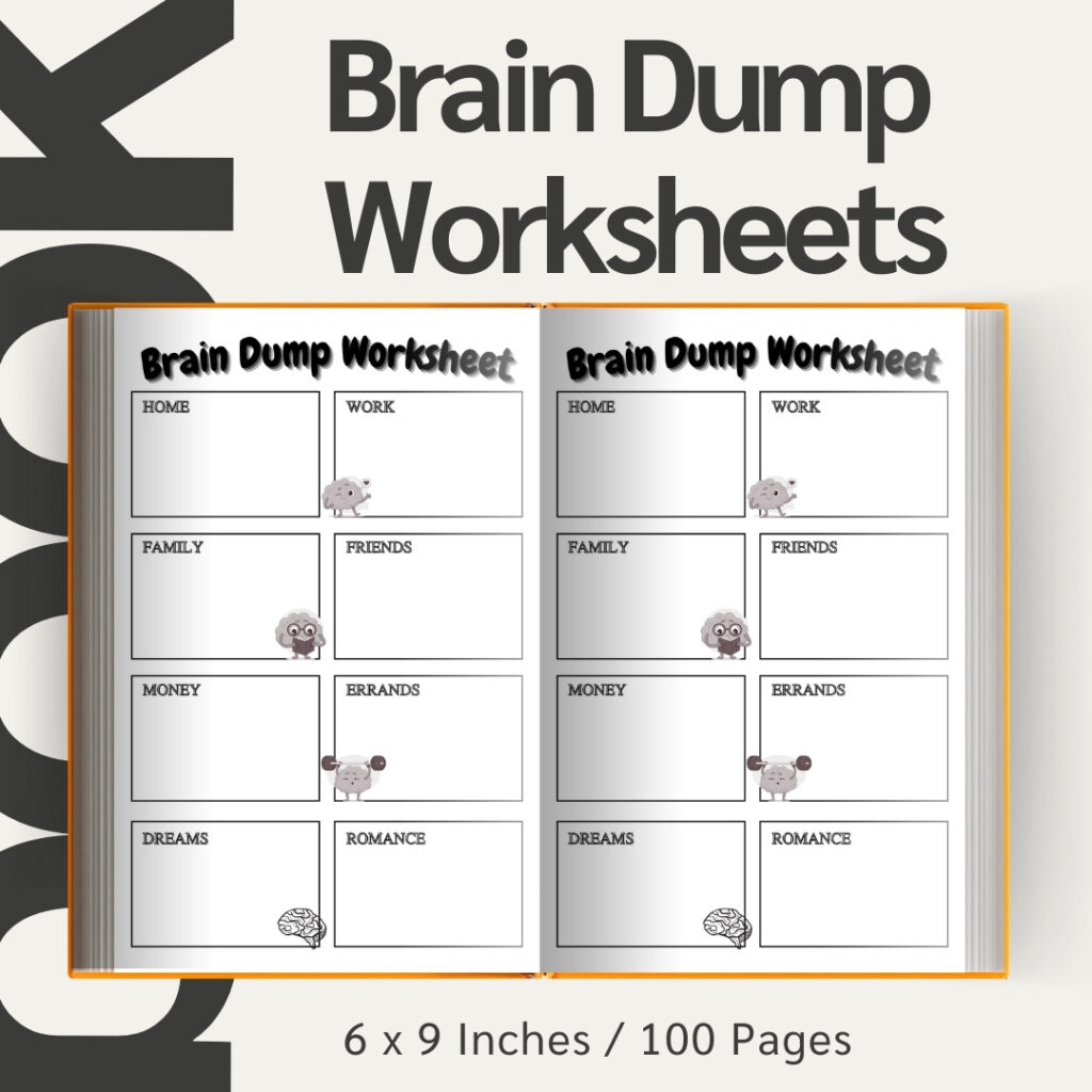 Brain Dump Worksheets / Editable Canva Template