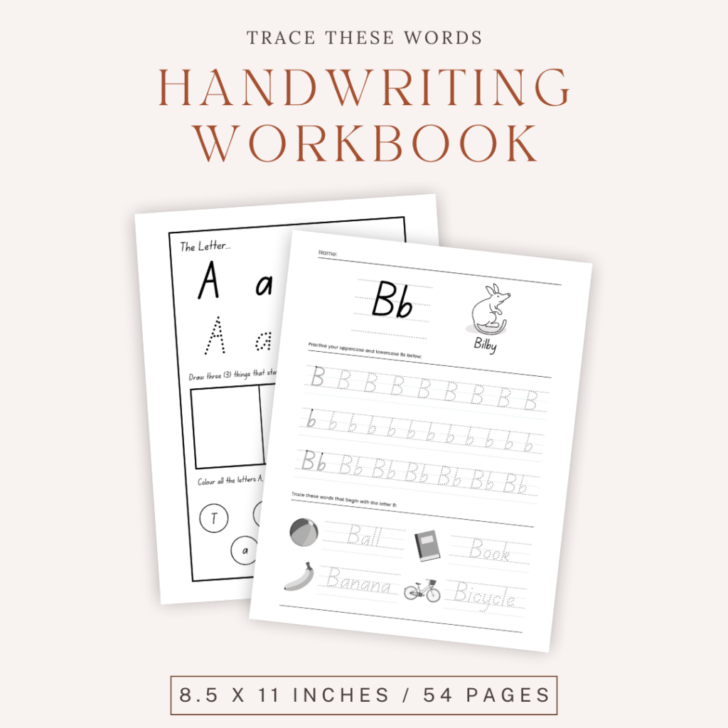 Handwriting Workbook ABC