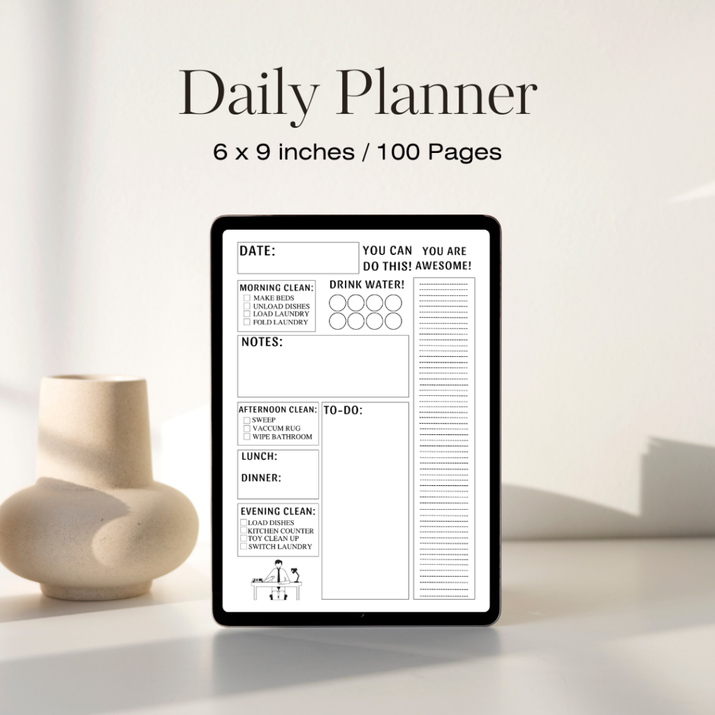 Daily Planner / Editable Canva Template