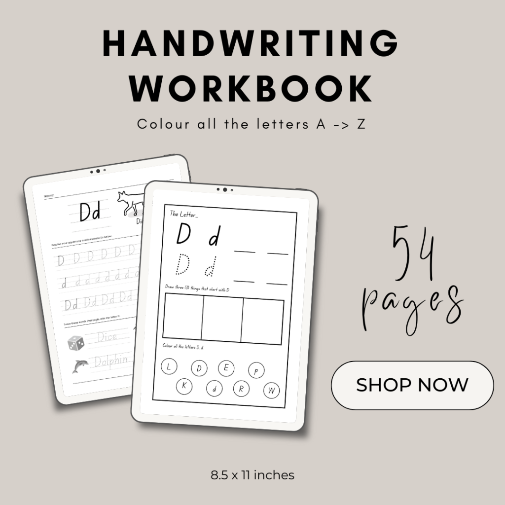 Handwriting Workbook ABC