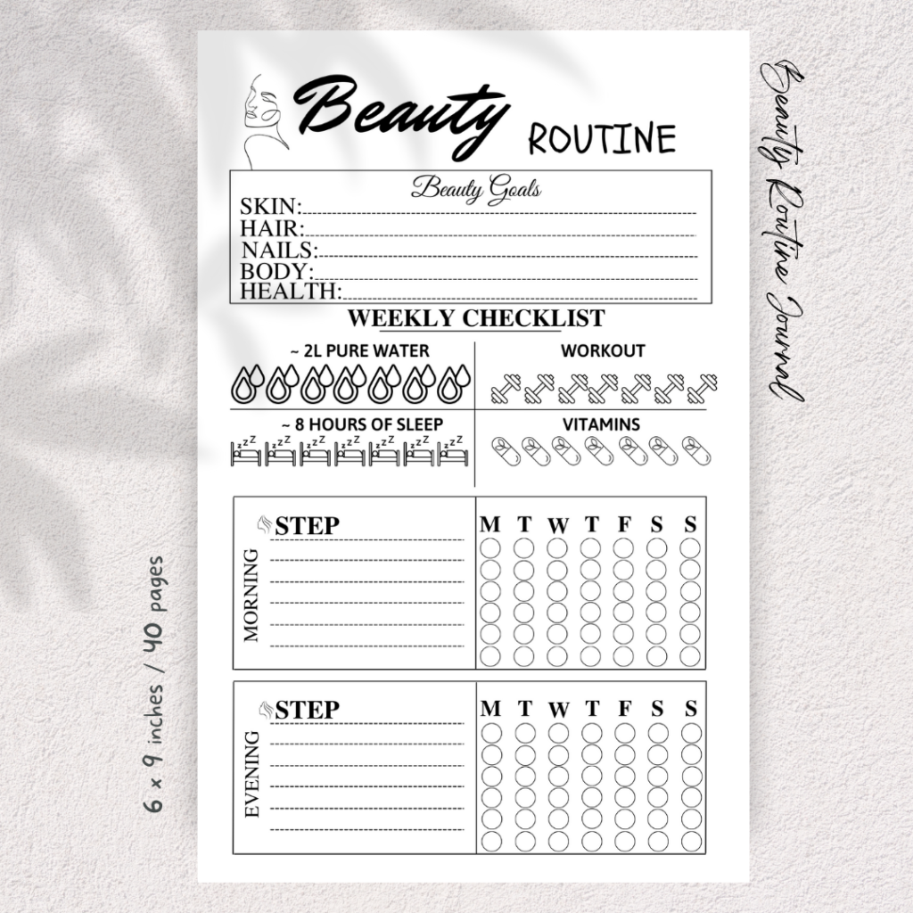 Beauty Routine Journal