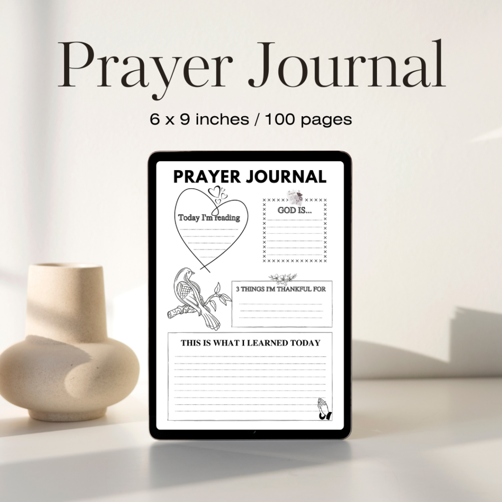 Prayer Journal / Editable Canva Template