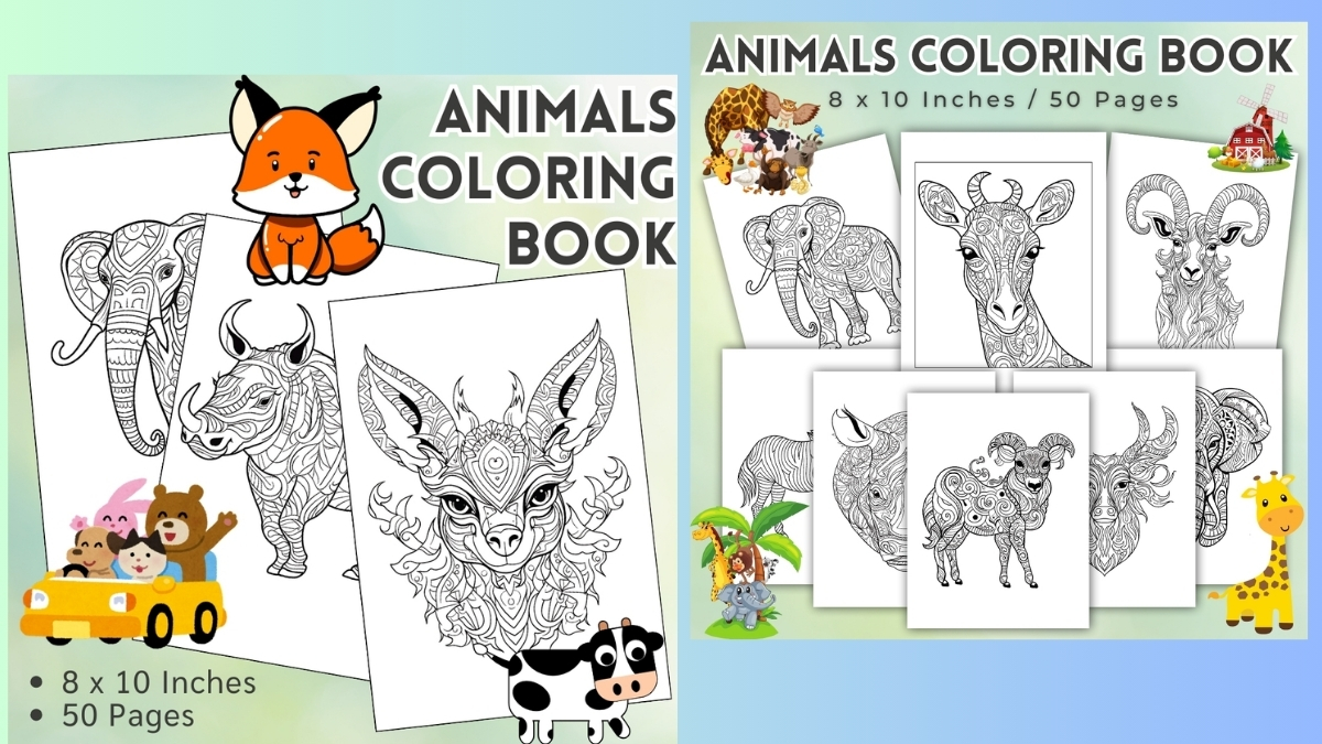 Best Animals Coloring Pages for Kids