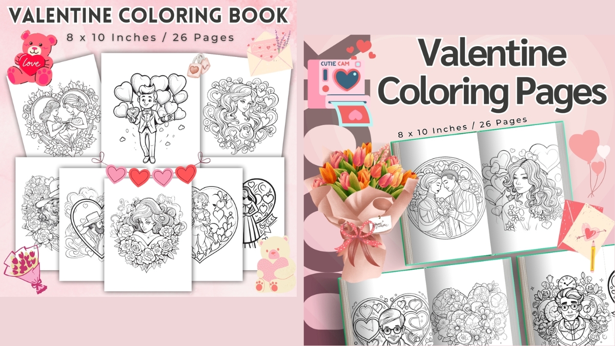 Best Valentine Coloring Pages for Students