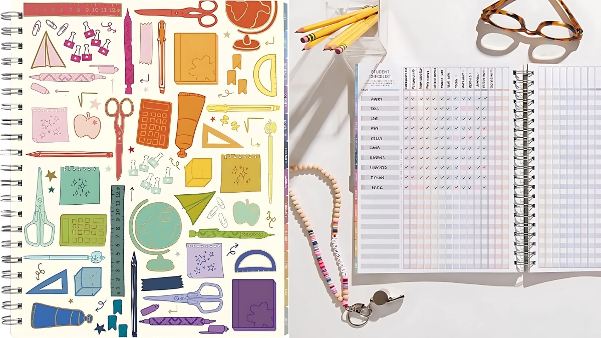 Daily Planner or Teacher Lesson Plan Book