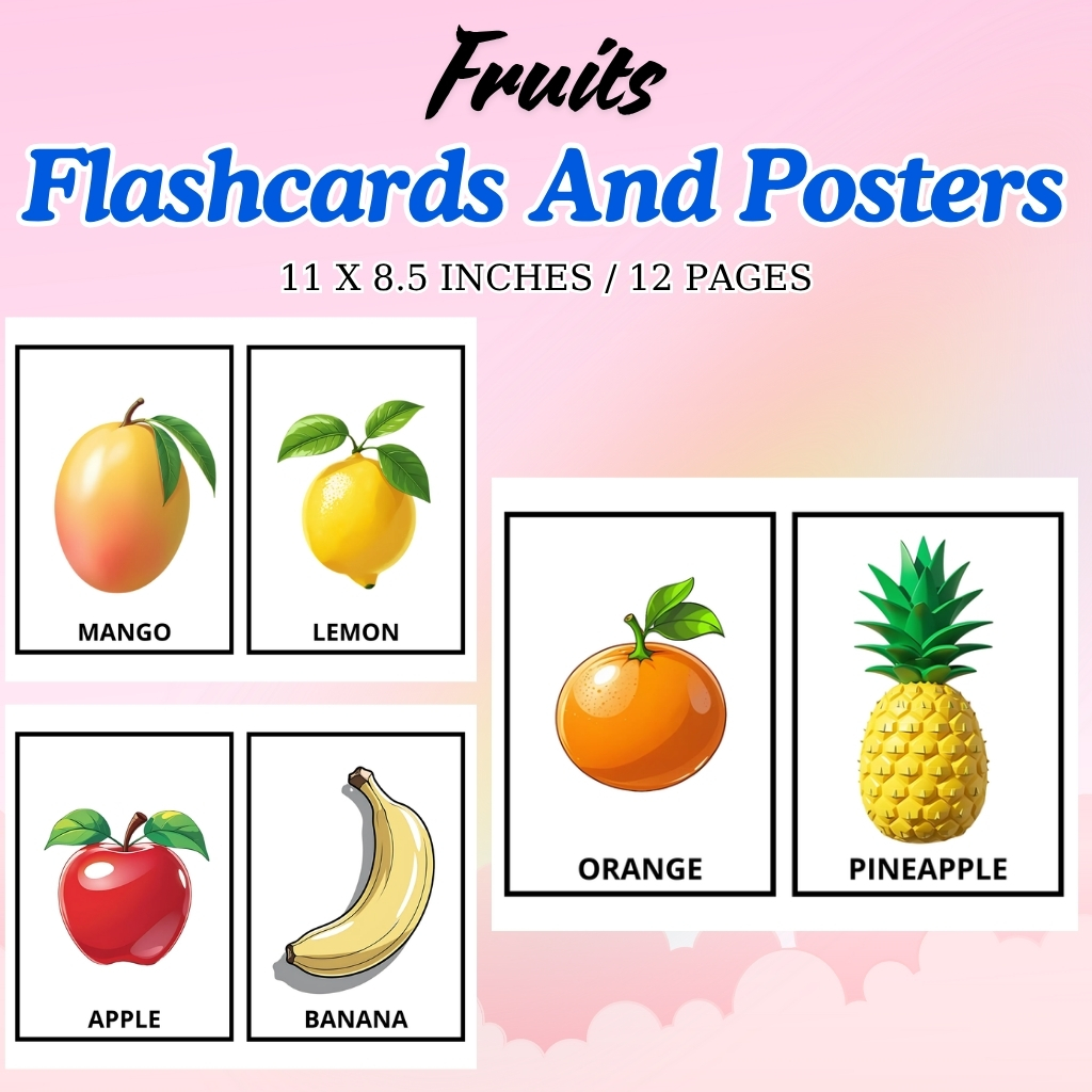 Fruits Flashcards and Posters