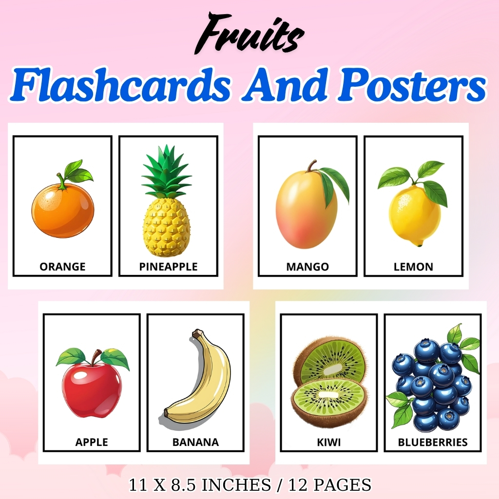 Fruits Flashcards and Posters