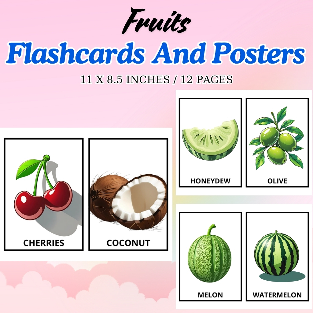 Fruits Flashcards and Posters
