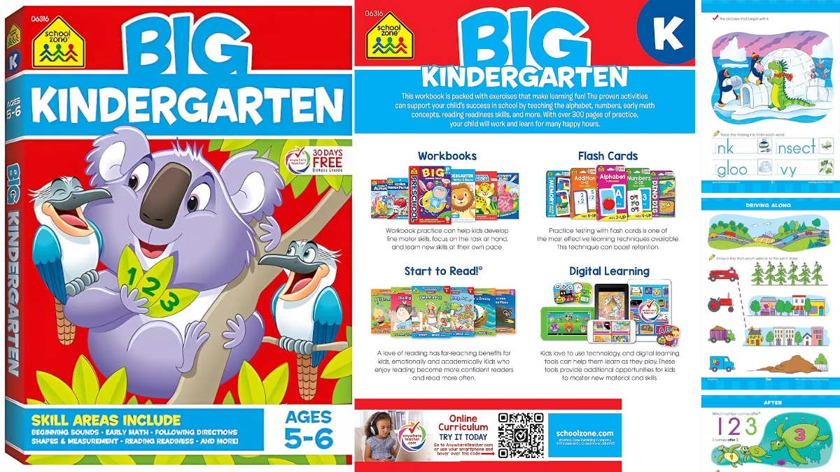 Preschool Activity Book Sets