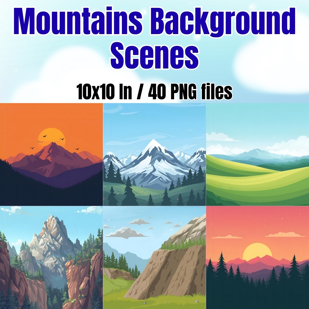 Mountains Background Scenes