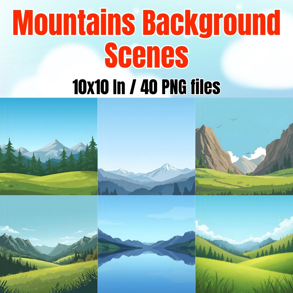 Mountains Background Scenes