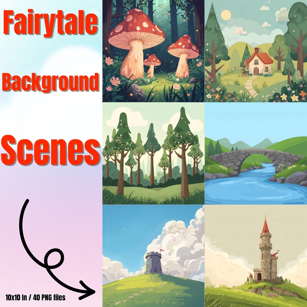 Fairytale Background Scenes