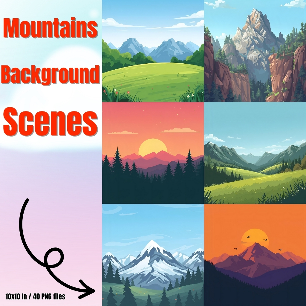Mountains Background Scenes