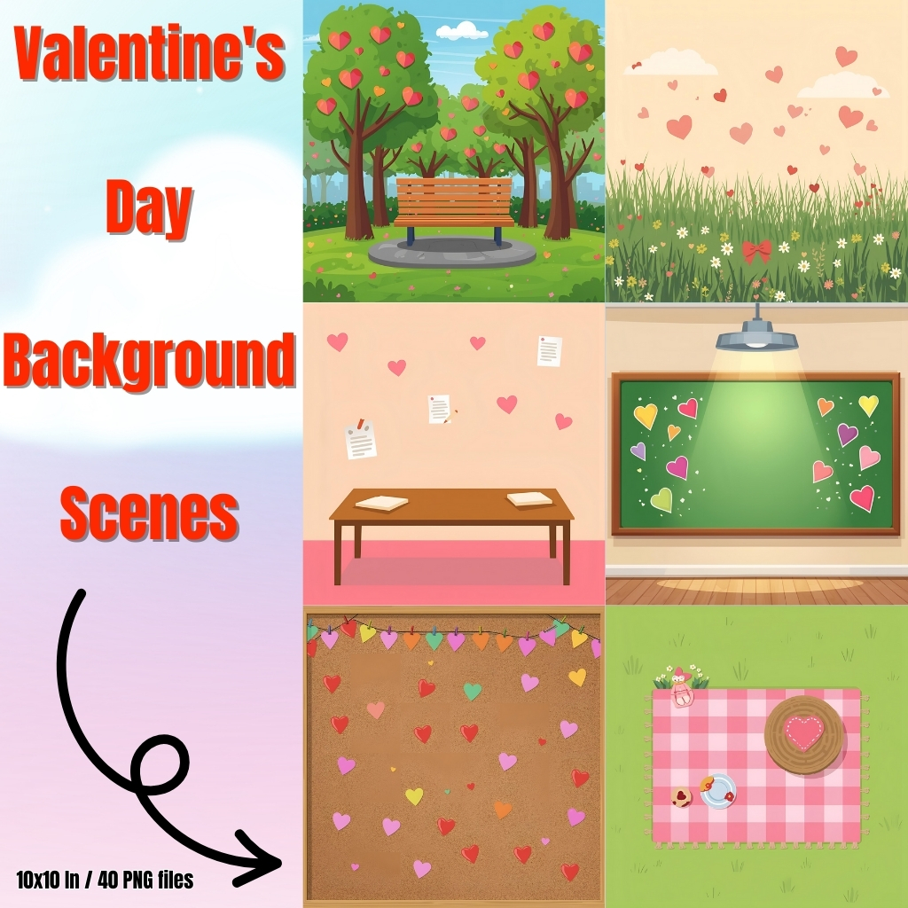 Valentine's Day Background Scenes