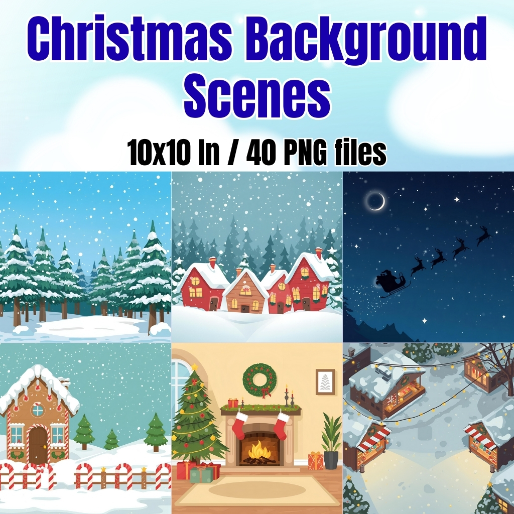 Christmas Background Scenes
