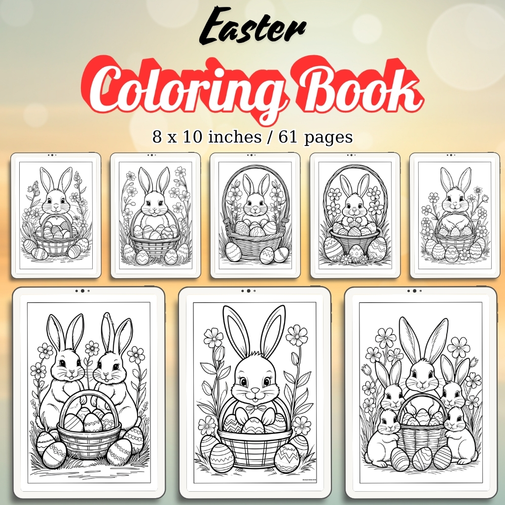 Easter Coloring Pages / Sheets of Easter {Coloring Book}