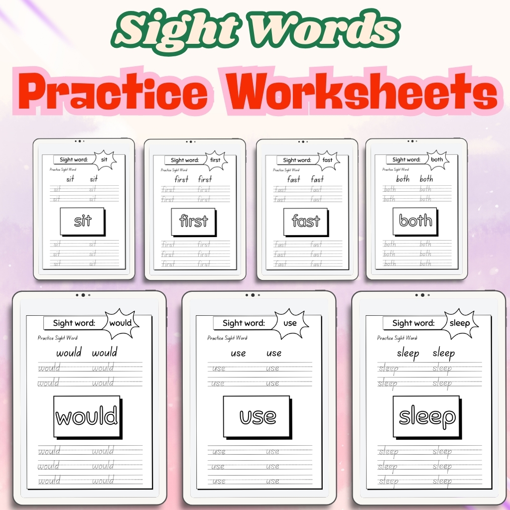 Sight Words Practice Worksheets