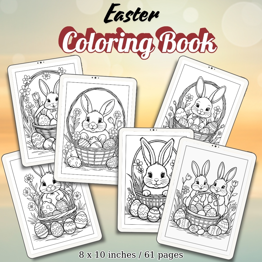 Easter Coloring Pages / Sheets of Easter {Coloring Book}