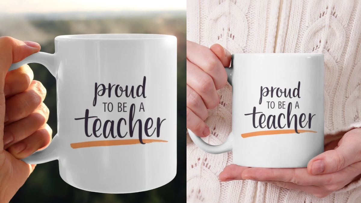 Proud To Be A Teacher Ceramic Mug - Meaningful Educator Appreciation Gift