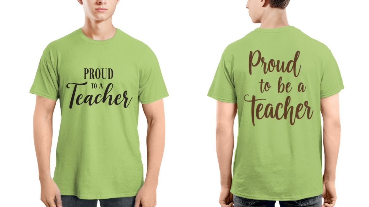 Proud To Be A Teacher Premium T-Shirt – Inspirational Educator Gift Tee