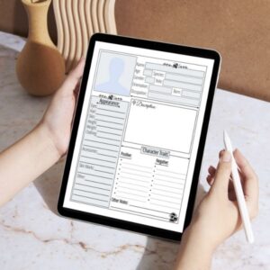 Writers Character Sheet Template - omnimart24h.com