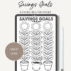 Savings Goals Journal / Editable Canva Template