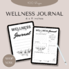 Wellness Journal / Editable Canva Template