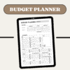 Budget Planner / Editable Canva Template