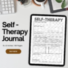 Self - Therapy Journal / Editable Canva Template