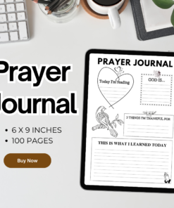 Prayer Journal / Editable Canva Template