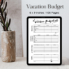 Vacation Budget / Editable Canva Template