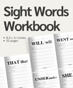 Sight Words Workbook / Editable Canva Template