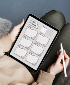 Weekly Planner / Editable Canva Template