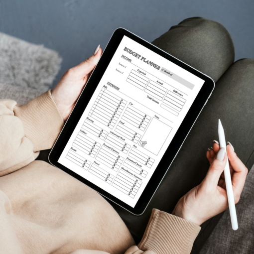 Budget Planner / Editable Canva Template