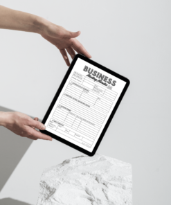 Business Meeting Minutes / Editable Canva Template