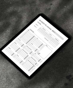 Budget Planner / Editable Canva Template