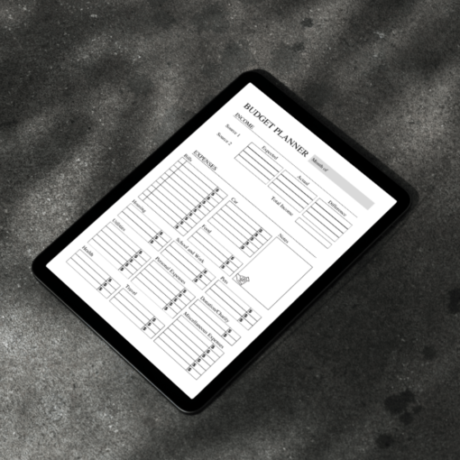 Budget Planner / Editable Canva Template