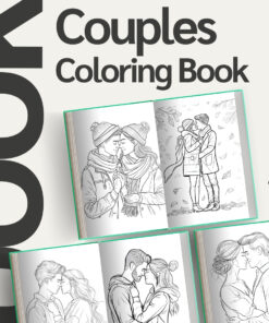 Couples Coloring Pages / Sheets of Couples Clipart {Coloring Book}