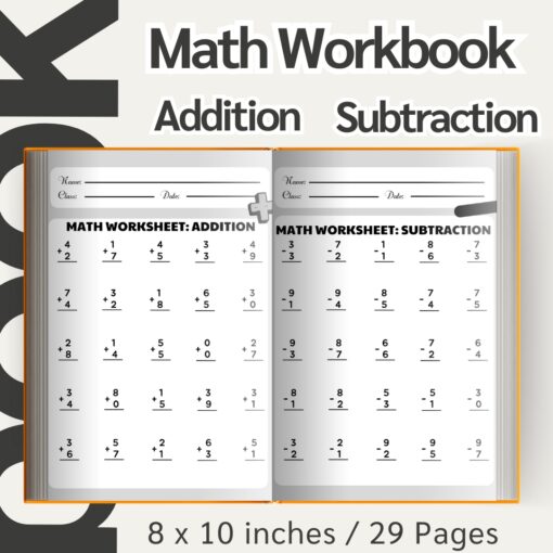 Math Workbook: Addition and Subtraction