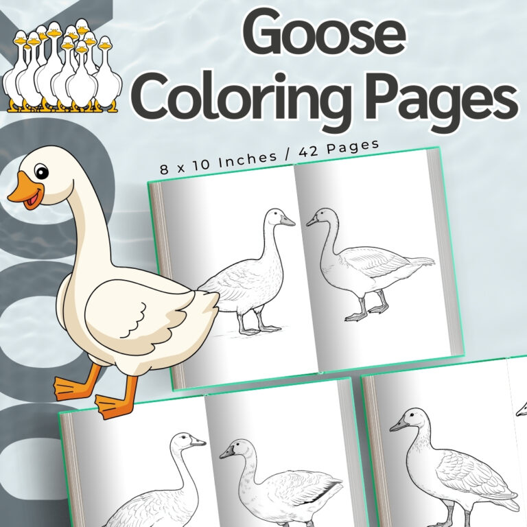 Goose Coluring Goose Coloring Pages / Sheets of Goose Clipart {Coloring Book ...