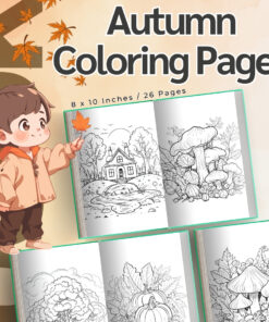 Autumn Coloring Pages / Sheets of Autumn {Coloring Book}