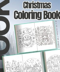 Christmas Coloring Pages Vol.1 / Sheets of Christmas {Coloring Book}