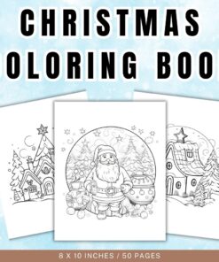Christmas Coloring Pages Vol.1 / Sheets of Christmas {Coloring Book}