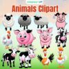 Animals Clipart Set - Vol.1 - {Omnimart24h Clip Art}