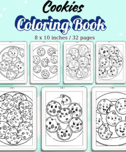 Cookies Coloring Pages / Sheets of Cookies {Coloring Book}
