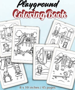 Playground Coloring Pages / Sheets of Playground {Coloring Book}