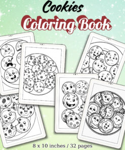Cookies Coloring Pages / Sheets of Cookies {Coloring Book}