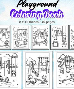Playground Coloring Pages / Sheets of Playground {Coloring Book}