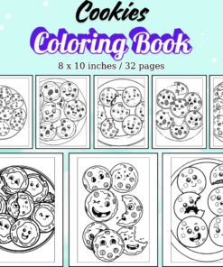 Cookies Coloring Pages / Sheets of Cookies {Coloring Book}